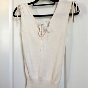 Diane von Furstenberg V Neck Silk Blend Top